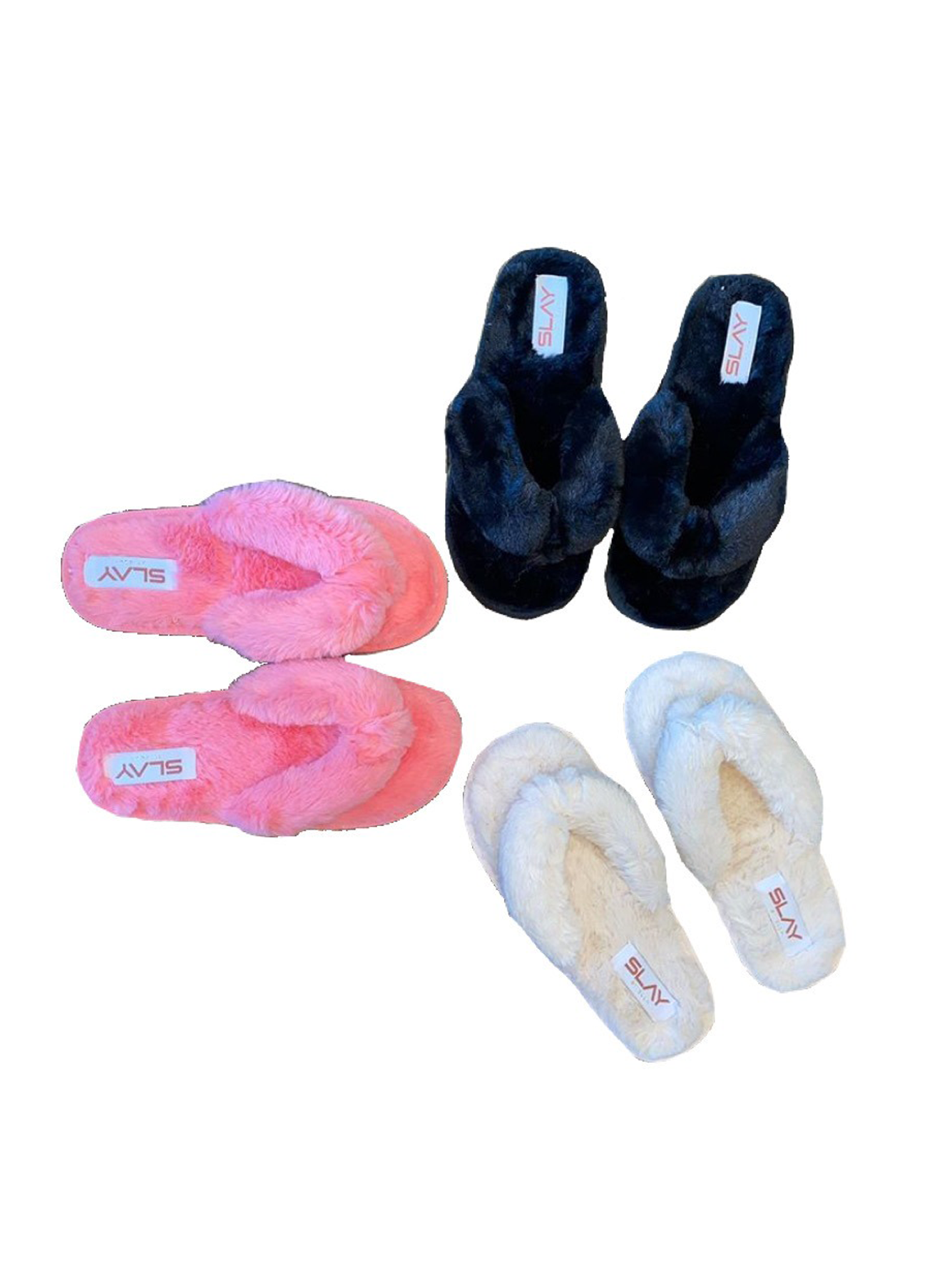 Fluffy Thong Slippers